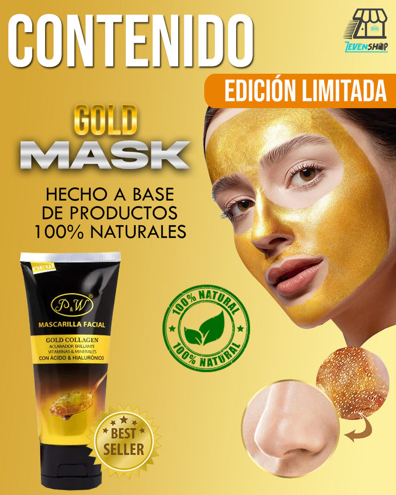 MASK GOLD COLLAGEN CON ÁCIDO HIALURÓNICO