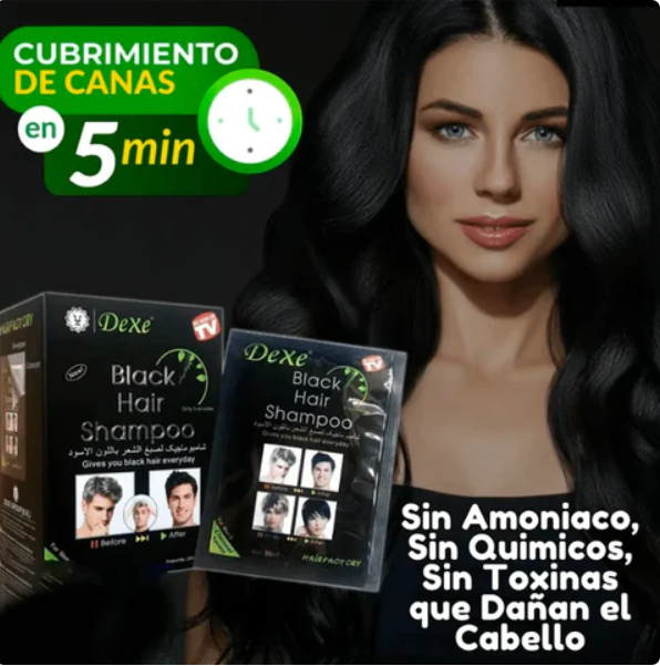 Shampoo de tinte vegetal para el cabello